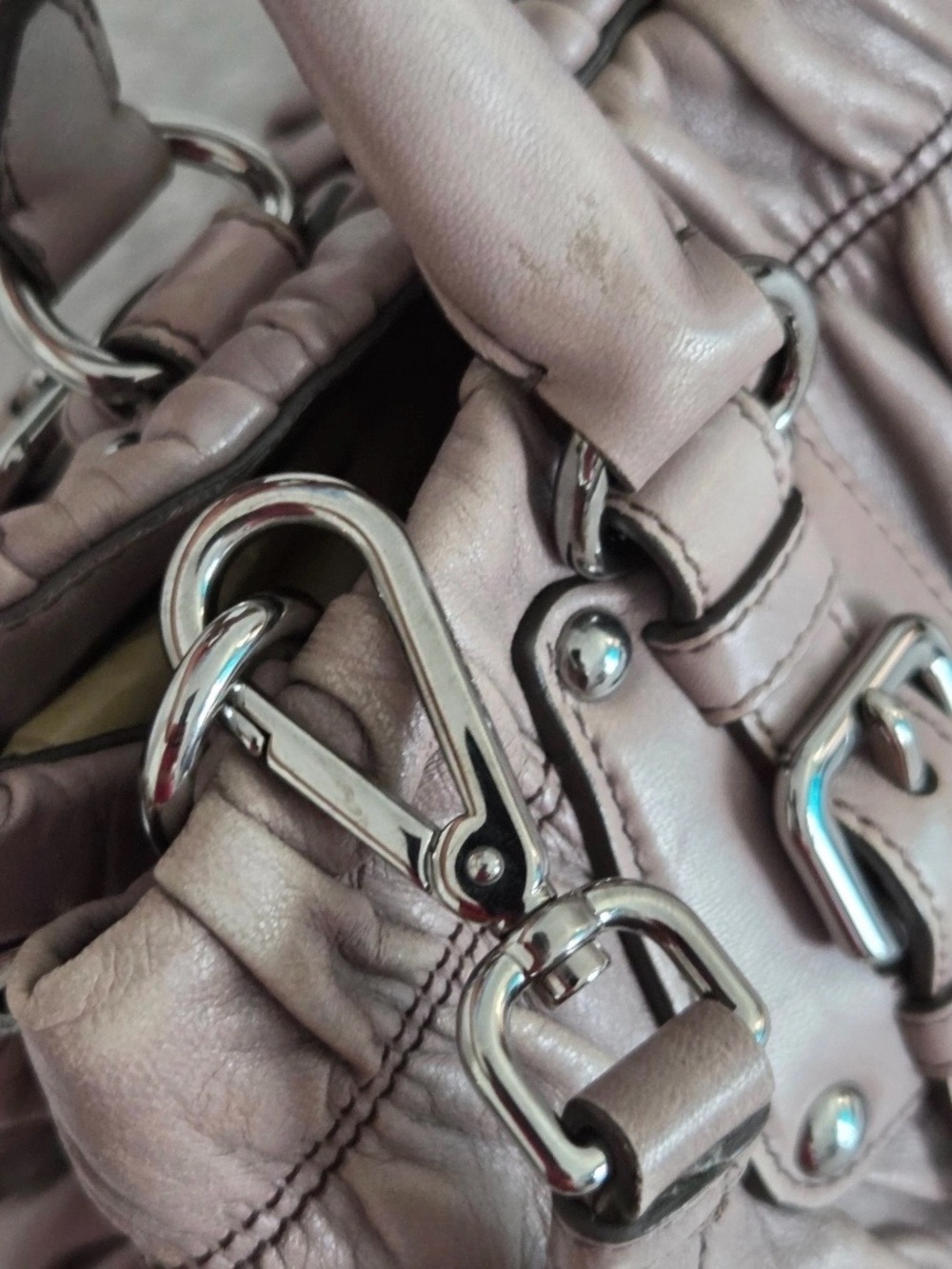 Prada Nappa Gaufre Leather Shoulder Bag - Picture 11 of 12